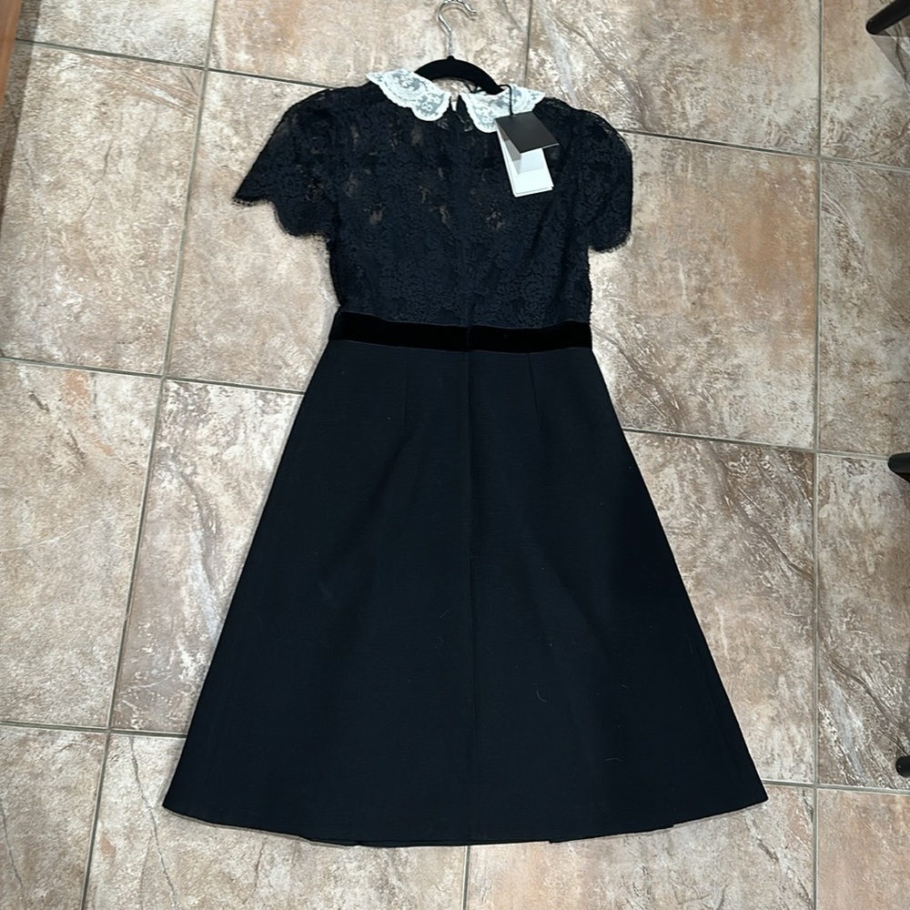 Gucci Wool and Lace Dress - Picture 6 of 7